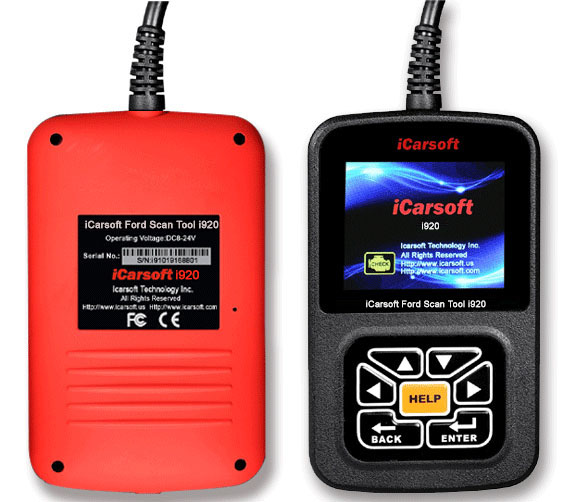 iCarsoft Ford Multi-System scanner i920 - Kliknutím na obrázok zatvorte -
