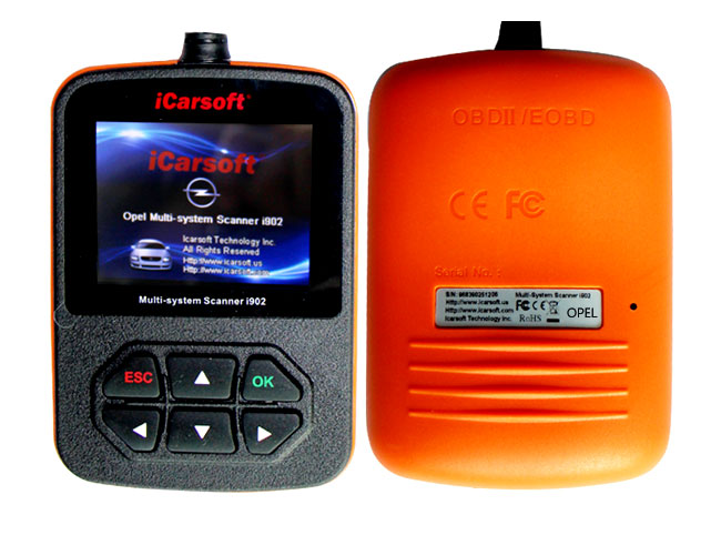iCarsoft Opel Multi-System scanner i902 - Kliknutím na obrázok zatvorte -